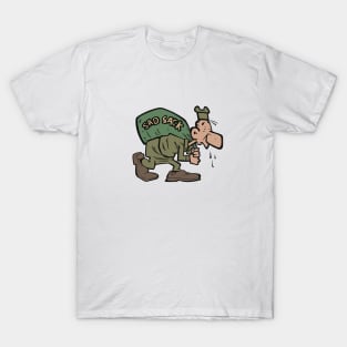 Funny Book Soldier T-Shirt